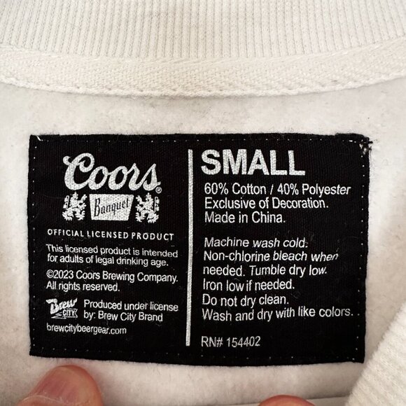 COORS GOLDEN COLORADO SWEATER ,GREAT CONDITION SIZE SMALL, VERY SOFT, UNISEX - Picture 2 of 7